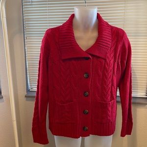 St jhon’s Bay sweater red size pl